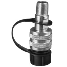 5St Duurzame Hydraulische Snelkoppelaars Met Stofkap Carbonstaal