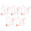 5Sets Cupid Feest Accessoire Set Met En Mini Props Multi Kleur 9