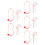 5Sets Cupid Feest Accessoire Set Met En Mini Props Multi Kleur 5