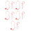 5Sets Cupid Feest Accessoire Set Met En Mini Props Multi Kleur 4