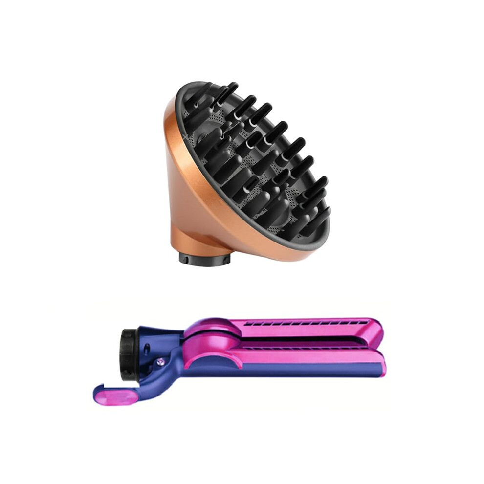 Diffuser & Straightener Attachments for  Airwrap Styler HS01 HS05 HS08 for Smooth Hair Style and Hair Curling B