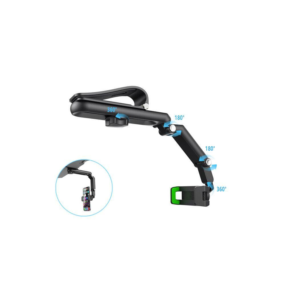 New 1080 Multi-Function Sun Visor Universal 360 Degree Rotating Phone Holder For Any Scene Car Holder - Rotatable And Retractable 9075781436684