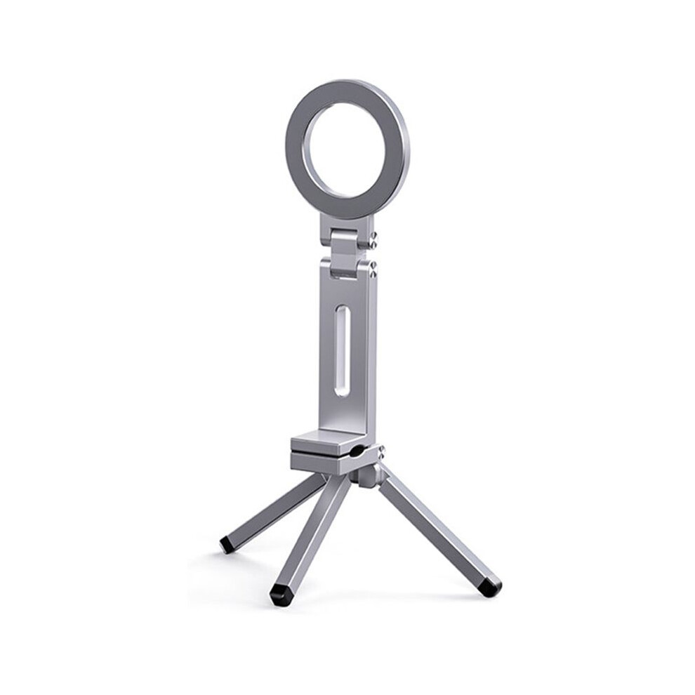 Foldable Magnetic Phone Tripod Holder, 360 Rotating Portable Stand For Travel Video Shooting Desk Plane 4712875185206