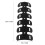 2Stk Motorabdeckung Hitzeschild Schutz Auspuff Eisen Schwarz Robust 10