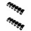 2Stk Motorabdeckung Hitzeschild Schutz Auspuff Eisen Schwarz Robust 7