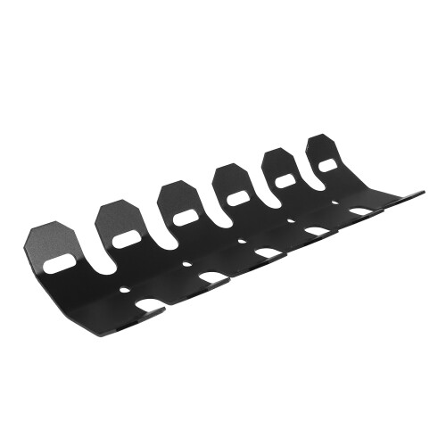 2Stk Motorabdeckung Hitzeschild Schutz Auspuff Eisen Schwarz Robust 2