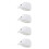 4St Baby Hoed Wit, Wasbaar En Draagbaar, 8