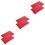 6St Compacte PU Clipboards Voor Papieren En Documenten 6