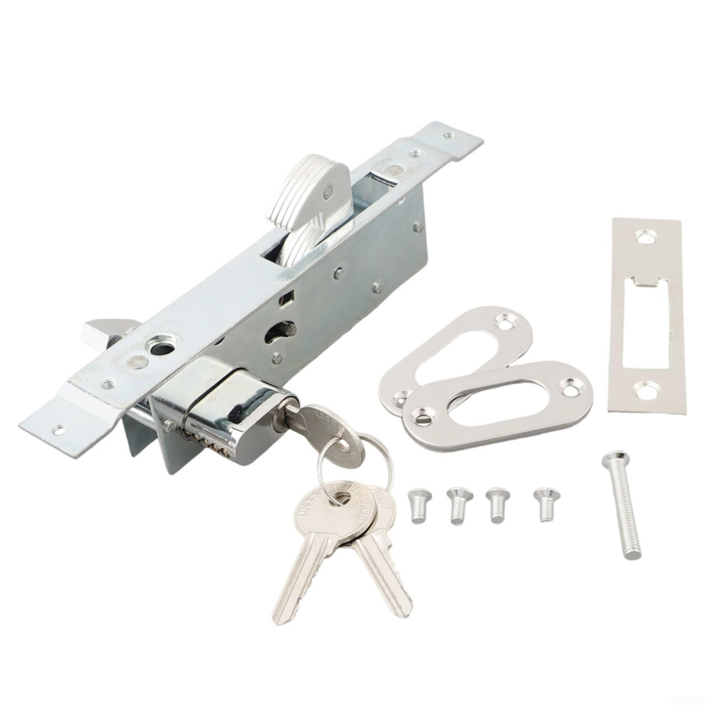 Indoor Sliding Door Hook Lock For Kitchens And Balconies Zinc Alloy Security With Keys 9382693916723