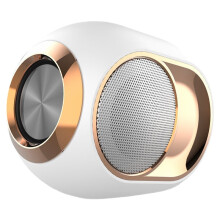 Altoparlante Portatile Wireless TWS Stereo Audio 3D Bass Impermeabile Chiamata In Vivavoce Accessori Lettore Musicale Bianco