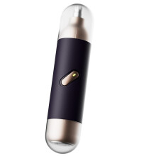 NEW Electric Hair Trimmer for Nose Men Painless Rechargeable Sideburns Eyebrows Beard 2 in 1 Hair Clipper Shaver Black