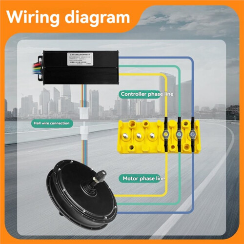 36V 48V 52V Electric Bike Controller 40A Tri-Mode Controller with Junction Box for Electric Bike Modified Accessories 1