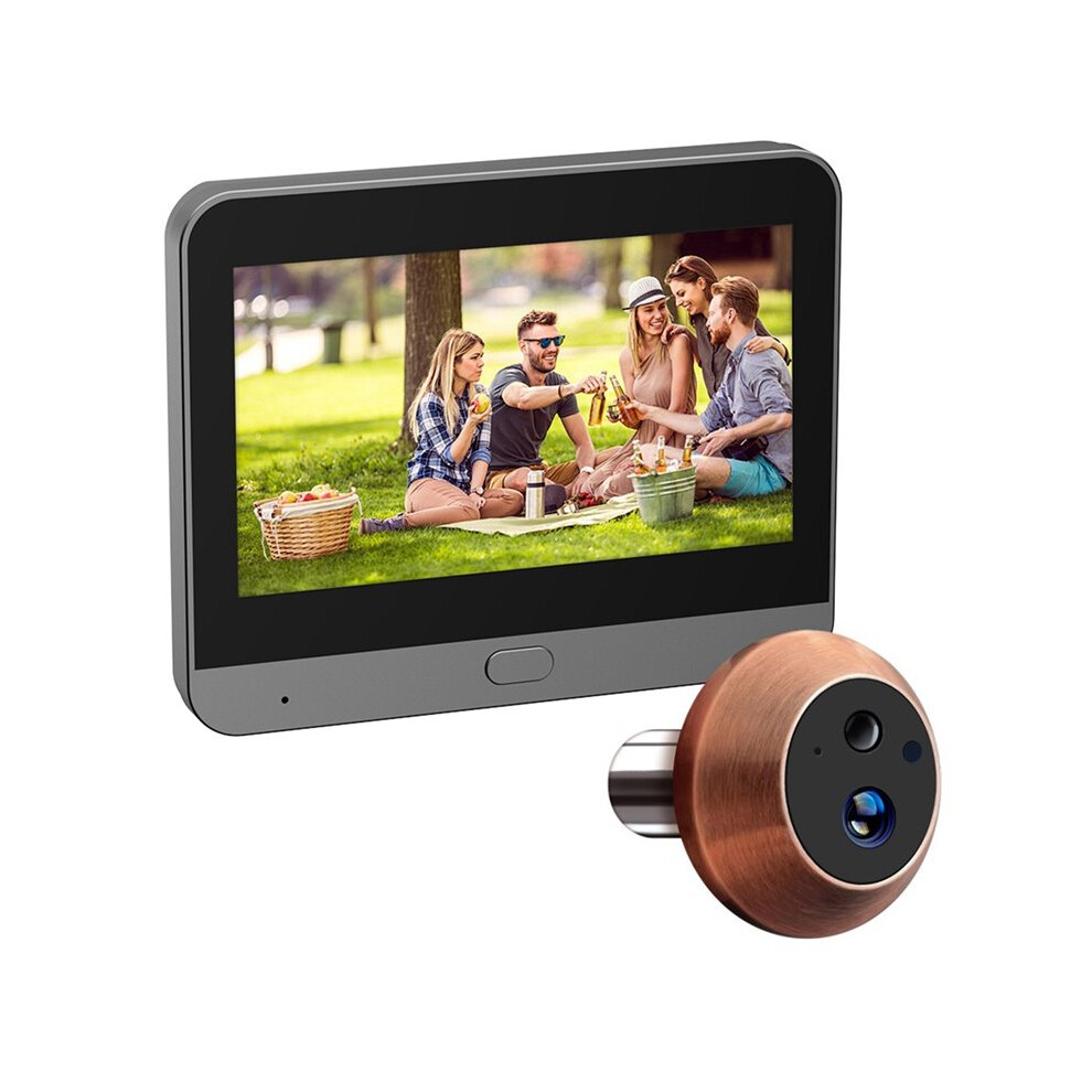 Tuya Wifi 3Mp Peephole Door Camera Wireless Video Intercom Doorbell Pir Motion Detection Home Security 6032016550396