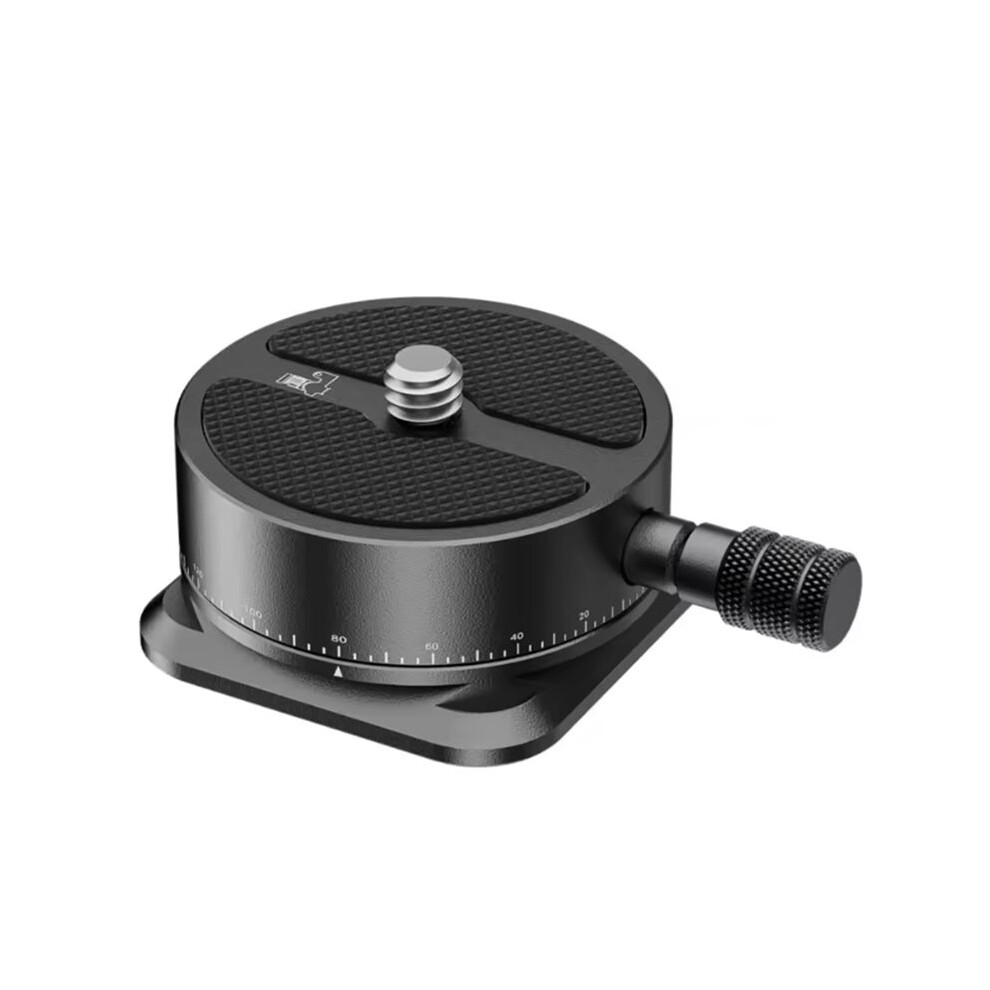 Neewer Panoramic Quick Release Plate 360 Scaled Panning Camera Tripod Mount Adapter For Dslr Camera Camcorder Black 6031894561937