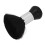 Cepillo quitapolvo para cuello negro ABS Nylon ergonómico 13