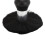 Cepillo quitapolvo para cuello negro ABS Nylon ergonómico 9