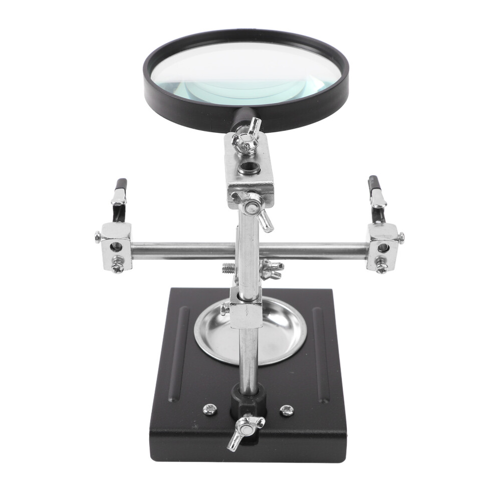 Magnifying Glass Soldering Station With Stand For Pcb & Mobile Repair 9341375499978