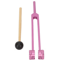 Stylish 128Hz Aluminum Tuning Fork Set with Hex Wrench & Hammer
