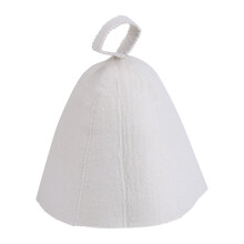 Sauna Hat, Rational Design Sauna Cap with Small Hang Loop, Protect Head and Hair, Polyester Material, Perfect Gift for Sauna Lovers, Hand Wash Cool
