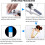 Refractometer, Alcohol Concentration Detector of Liquor Alcohol Meter Refractometer Refractometer 080% V/v Alcoholometer Oenometer 5