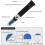 Refractometer, Alcohol Concentration Detector of Liquor Alcohol Meter Refractometer Refractometer 080% V/v Alcoholometer Oenometer 3