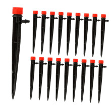 50pcs Garden Irrigation Drip System with Adjustable Misting Nozzles and Stable Ground Spike for Lawn and Greenhouse