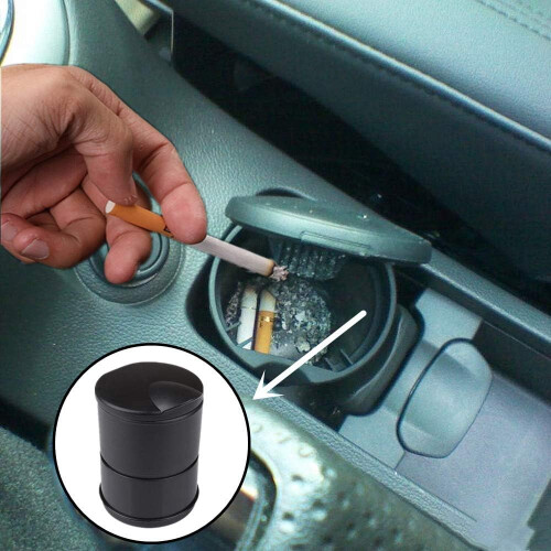 2 Pack Portable Car Ashtray Cup  Holder for Cigarettes 2