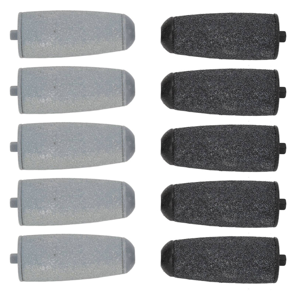 Portable 10pcs Callus Remover Roller Heads Set - Coarse and Fine Refill
