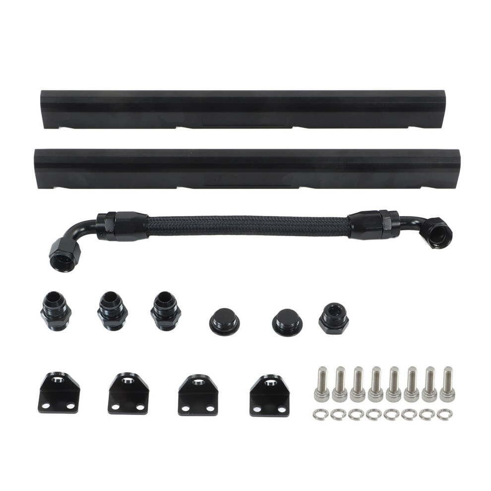 Billet Fuel Rail Kit For Ls Engines Cnc Machined High Performance Aluminum Efi Fuel Rails With Anodized Finish Eliminate Back Pulses Correct Fuel 9482726476726