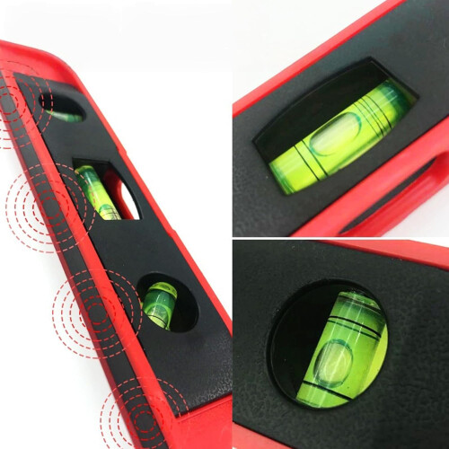 Magnetic Torpedo Spirit Level 9 Inch with Secure Attachment MultiAngle Horizontal Vertical Tool 2
