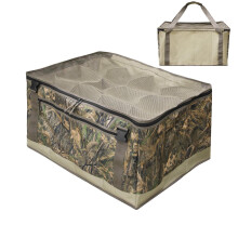 Slotted Decoy Bag for Ducks, 12 Slot Camouflage Storage Bag with Padded Adjustable Strap and Drain Bottoms for Hunting Equipment