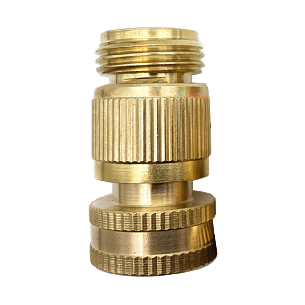 Garden Hose Quick Connector Brass 3/4inch Thread Connector-US
