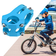 LUNJE 25.4x35mm Aluminum Bike Handlebar Stem Riser Blue