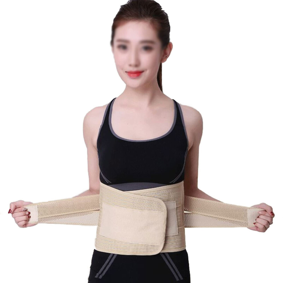 Back Belt Compression Brace For Lower Back Pain Relief With 3 Stays Breathable Lumbar Support Belt For Men Women