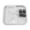 Plant Holder with Wheels and Drainage Tray Rolling-Square 3 1