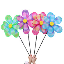 Eye Catching Colorful Double Layer Windmill-cloud lotus