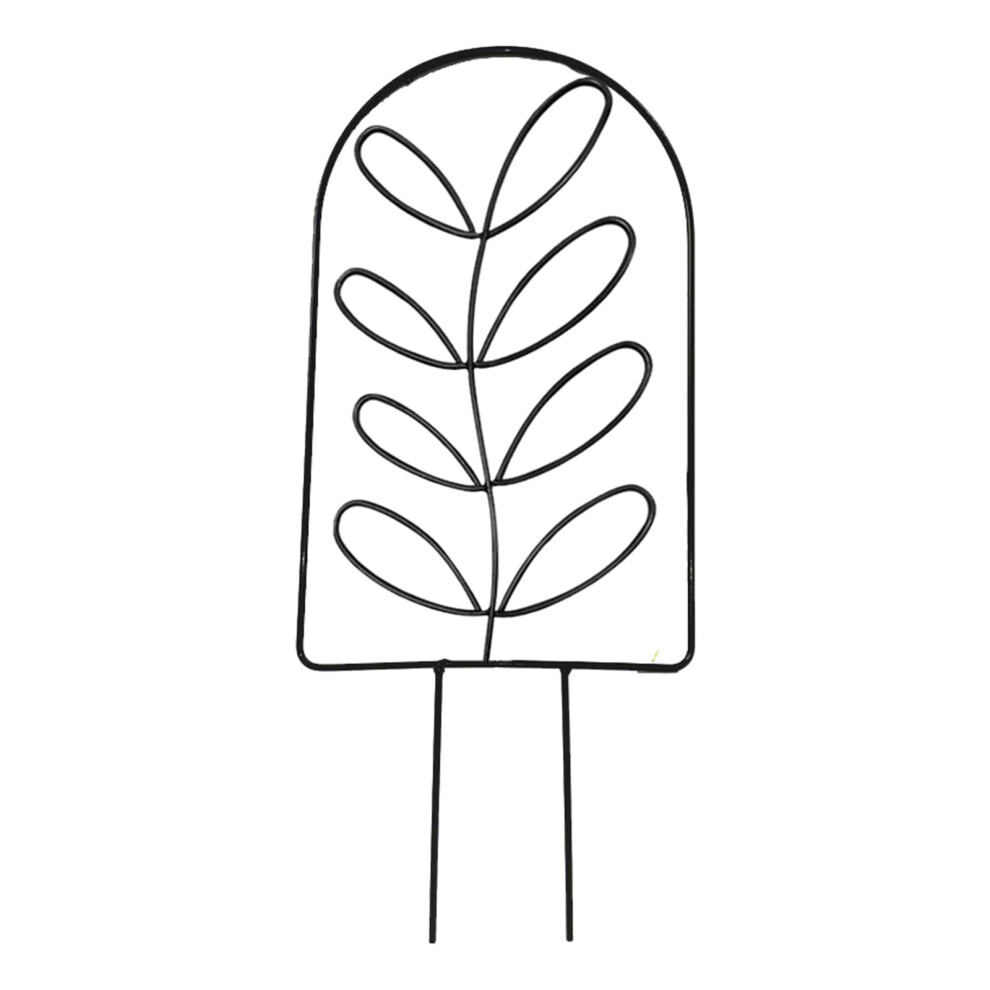 Durable Garden Trellis Climbing Plant Stem-Black Round Leaves 7627000741981