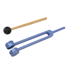 Professional 128HZ Tuning Fork with Hammer Aluminum Alloy Build