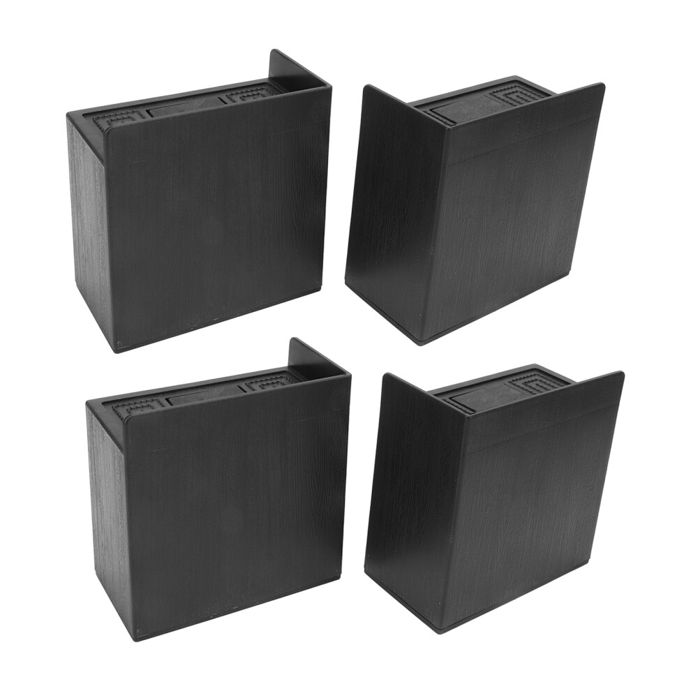Heavy Duty L-Shaped Bed Risers 4in - Supports Up to 2200lbs