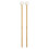 Percussion Drum Mallet with Wood Handle Felt Head White 1 Pair for Drummers 2