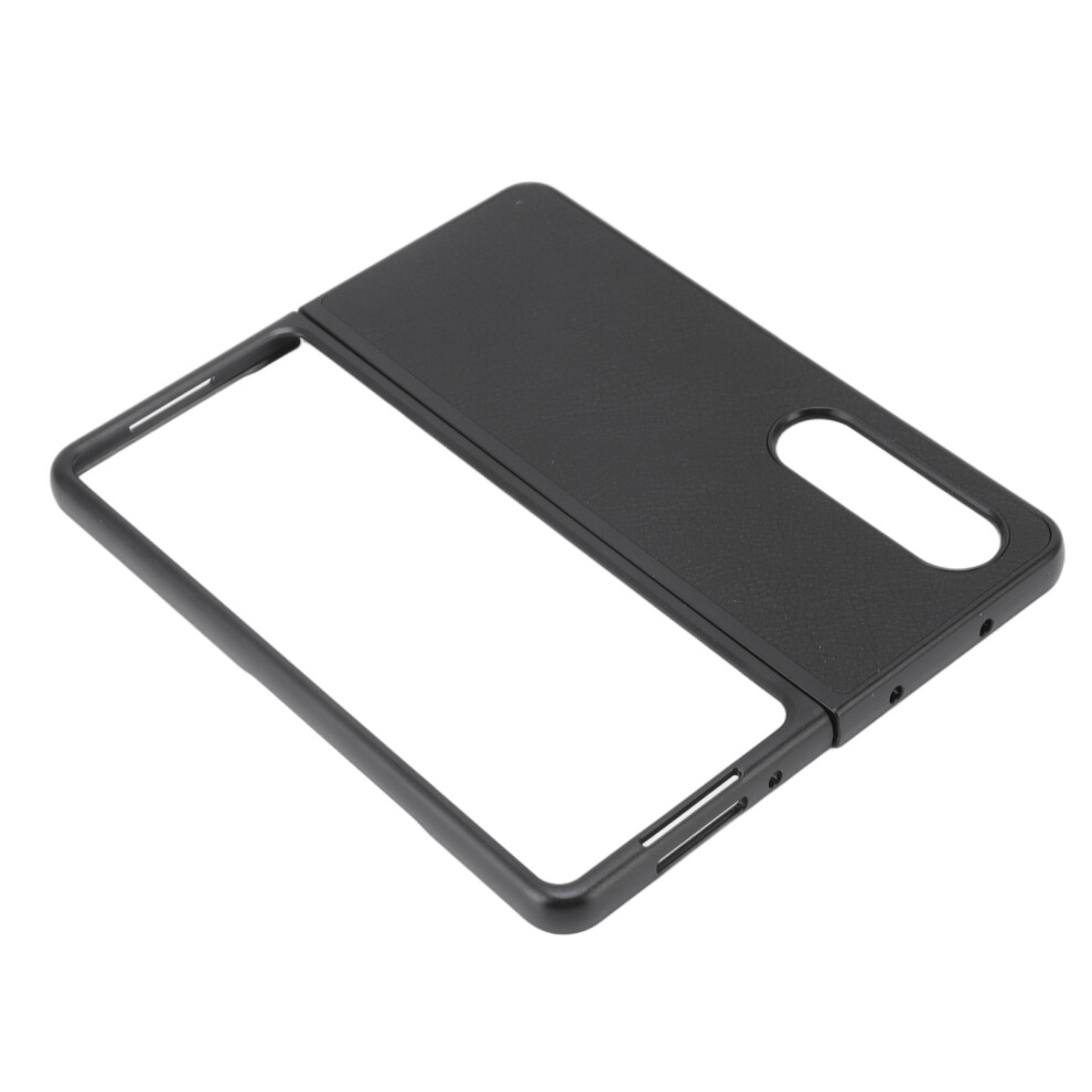 Folding Screen Phone Leather Case For Galaxy Z Fold 4, Black 4931374407767