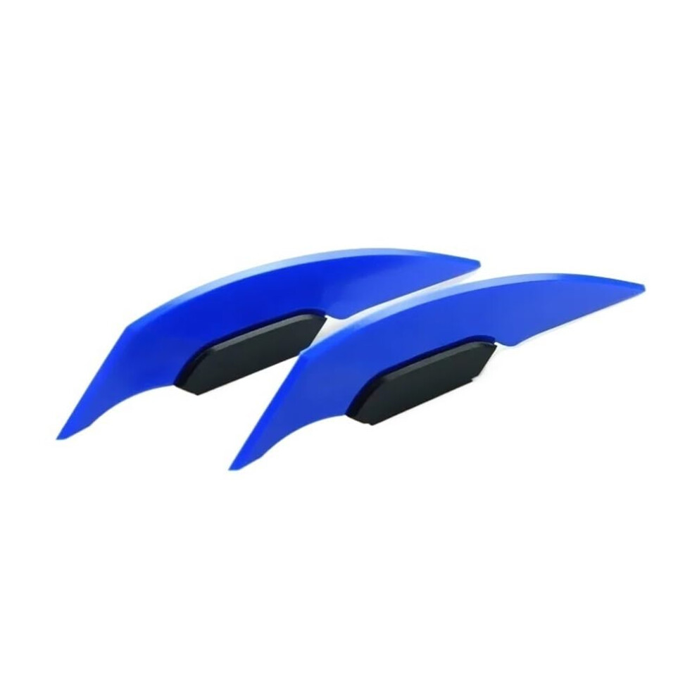 Motorcycle Winglet Spoiler Set 2Pcs For Enhanced Stability And Sporty Fairing Protection Blue 9426802708394