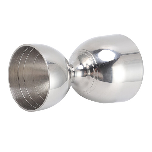 Edelstahl Cocktail Jigger 30/60ml, langlebiger Shot-Glas-Maß, Silber 1