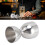 Durable 30/60ml Cocktail Jigger Stainless Steel Accurate Measure Silver 13
