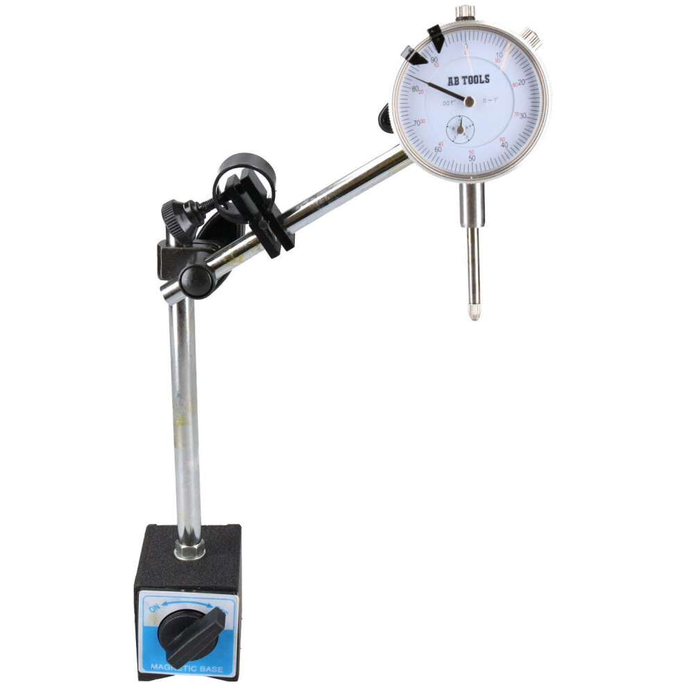 Imperial Dial Test Indicator Dti Gauge Magnetic Base Stand Clock Gauge Tdc 9382693921260