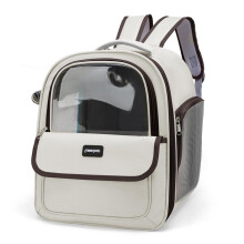 Cat Backpack Carrier,Foldable Pet Carrier Backpack for Cats Small Dogs with Soft Fleece Mat Black