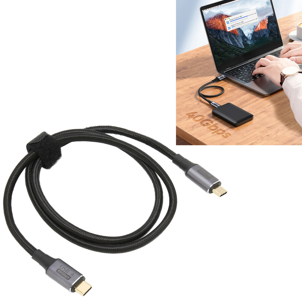 40Gbps Usb4 Type C Extension Cable 8K 60Hz 100W 31.5In Space Grey 7631374410572
