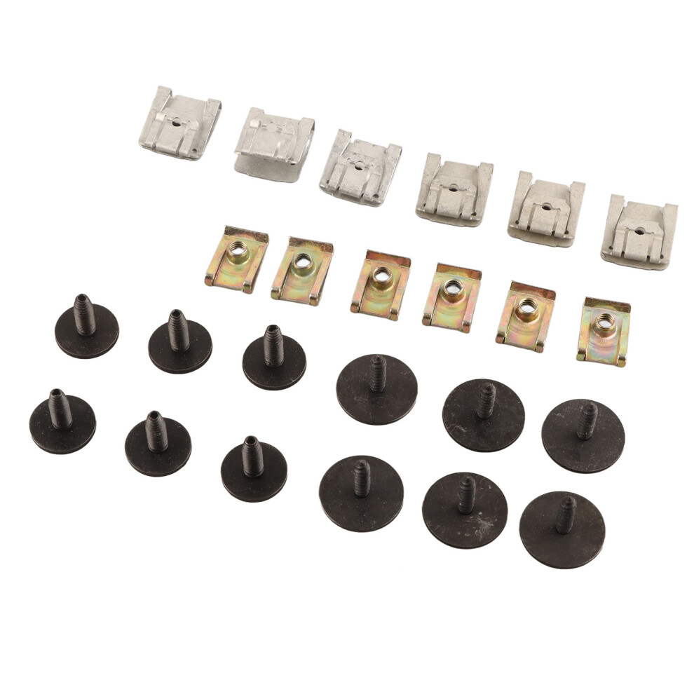 Set Of 24 Engine Undertray Fasteners Clips For Benz CâClass W203 W204 Cl203 6951374410909