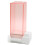Cotton Pad Dispenser Plastic Storage Box Pink Transparent Automatic 1