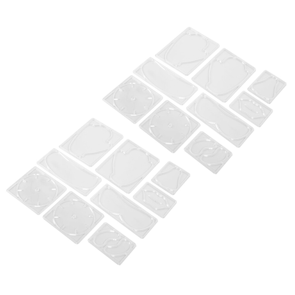 Facial Mask Mold Set - Reusable Transparent DIY Face & Neck Masks, 2 Boxes